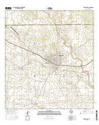 Hebbronville Texas Current topographic map, 1:24000 scale, 7.5 X 7.5 Minute, Year 2016