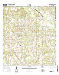 Hebbronville NW Texas Current topographic map, 1:24000 scale, 7.5 X 7.5 Minute, Year 2016