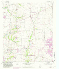 Hebron Texas Historical topographic map, 1:24000 scale, 7.5 X 7.5 Minute, Year 1960