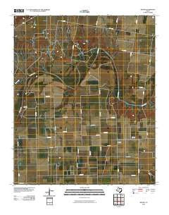 Hefner Texas Historical topographic map, 1:24000 scale, 7.5 X 7.5 Minute, Year 2010