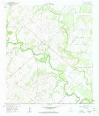 Helena Texas Historical topographic map, 1:24000 scale, 7.5 X 7.5 Minute, Year 1960