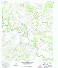 Helena Texas Historical topographic map, 1:24000 scale, 7.5 X 7.5 Minute, Year 1960