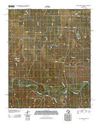 Hell Roaring Creek Texas Historical topographic map, 1:24000 scale, 7.5 X 7.5 Minute, Year 2010