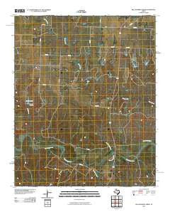 Hell Roaring Creek Texas Historical topographic map, 1:24000 scale, 7.5 X 7.5 Minute, Year 2010