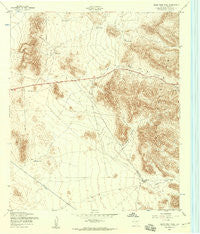 Helms West Well Texas Historical topographic map, 1:24000 scale, 7.5 X 7.5 Minute, Year 1955