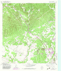 Helotes Texas Historical topographic map, 1:24000 scale, 7.5 X 7.5 Minute, Year 1966