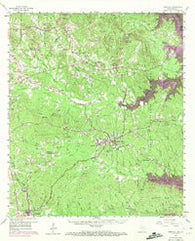 Hemphill Texas Historical topographic map, 1:62500 scale, 15 X 15 Minute, Year 1958