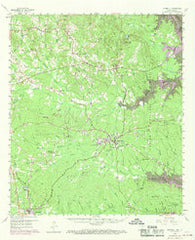 Hemphill Texas Historical topographic map, 1:62500 scale, 15 X 15 Minute, Year 1958