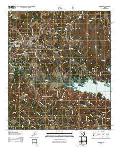 Hemphill Texas Historical topographic map, 1:24000 scale, 7.5 X 7.5 Minute, Year 2010