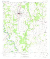 Hempstead Texas Historical topographic map, 1:24000 scale, 7.5 X 7.5 Minute, Year 1961