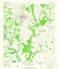 Hempstead Texas Historical topographic map, 1:24000 scale, 7.5 X 7.5 Minute, Year 1961
