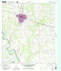 Hempstead Texas Historical topographic map, 1:24000 scale, 7.5 X 7.5 Minute, Year 1961