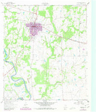 Hempstead Texas Historical topographic map, 1:24000 scale, 7.5 X 7.5 Minute, Year 1961