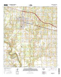 Hempstead Texas Current topographic map, 1:24000 scale, 7.5 X 7.5 Minute, Year 2016