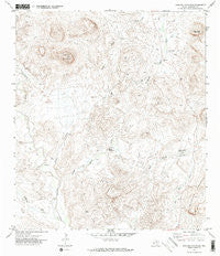 Hen Egg Mountain Texas Historical topographic map, 1:24000 scale, 7.5 X 7.5 Minute, Year 1971