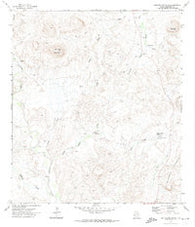 Hen Egg Mountain Texas Historical topographic map, 1:24000 scale, 7.5 X 7.5 Minute, Year 1971