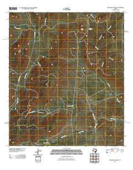 Henderson Mesa Texas Historical topographic map, 1:24000 scale, 7.5 X 7.5 Minute, Year 2010