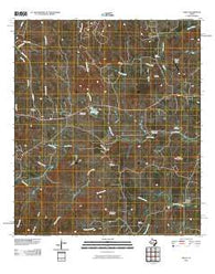 Henly Texas Historical topographic map, 1:24000 scale, 7.5 X 7.5 Minute, Year 2010