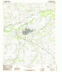 Henrietta Texas Historical topographic map, 1:24000 scale, 7.5 X 7.5 Minute, Year 1984