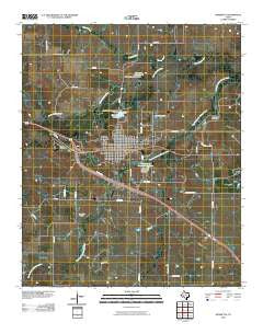Henrietta Texas Historical topographic map, 1:24000 scale, 7.5 X 7.5 Minute, Year 2010