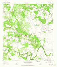 Hensley Lake Texas Historical topographic map, 1:24000 scale, 7.5 X 7.5 Minute, Year 1962