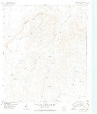 Herds Pass Texas Historical topographic map, 1:24000 scale, 7.5 X 7.5 Minute, Year 1978