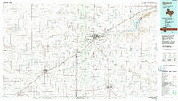 Hereford Texas Historical topographic map, 1:100000 scale, 30 X 60 Minute, Year 1985