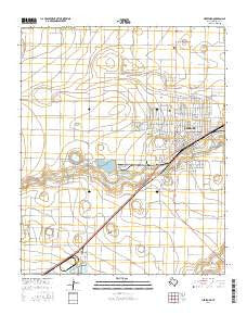 Hereford Texas Current topographic map, 1:24000 scale, 7.5 X 7.5 Minute, Year 2016