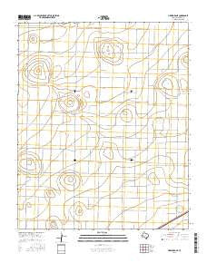 Hereford NE Texas Current topographic map, 1:24000 scale, 7.5 X 7.5 Minute, Year 2016