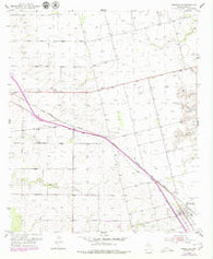 Hermleigh Texas Historical topographic map, 1:24000 scale, 7.5 X 7.5 Minute, Year 1952