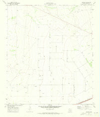 Hermosa Texas Historical topographic map, 1:24000 scale, 7.5 X 7.5 Minute, Year 1970