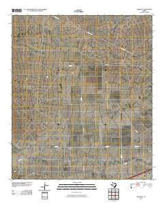 Hermosa Texas Historical topographic map, 1:24000 scale, 7.5 X 7.5 Minute, Year 2010