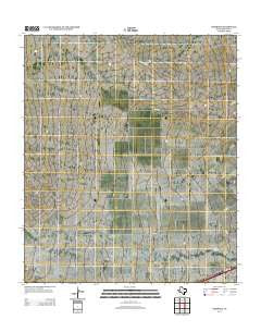 Hermosa Texas Historical topographic map, 1:24000 scale, 7.5 X 7.5 Minute, Year 2012