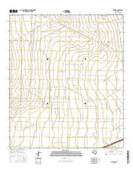 Hermosa Texas Current topographic map, 1:24000 scale, 7.5 X 7.5 Minute, Year 2016
