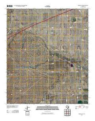 Hermosa SW Texas Historical topographic map, 1:24000 scale, 7.5 X 7.5 Minute, Year 2010