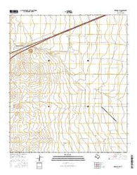 Hermosa SW Texas Current topographic map, 1:24000 scale, 7.5 X 7.5 Minute, Year 2016
