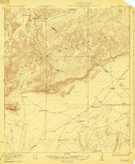 Hess Canyon Texas Historical topographic map, 1:62500 scale, 15 X 15 Minute, Year 1923