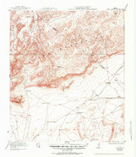 Hess Canyon Texas Historical topographic map, 1:62500 scale, 15 X 15 Minute, Year 1923