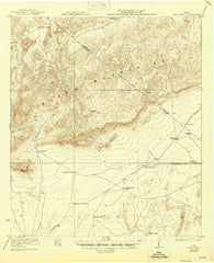 Hess Canyon Texas Historical topographic map, 1:62500 scale, 15 X 15 Minute, Year 1923