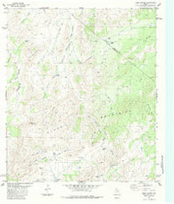 Hess Canyon Texas Historical topographic map, 1:24000 scale, 7.5 X 7.5 Minute, Year 1983