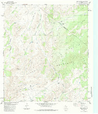 Hess Canyon Texas Historical topographic map, 1:24000 scale, 7.5 X 7.5 Minute, Year 1983