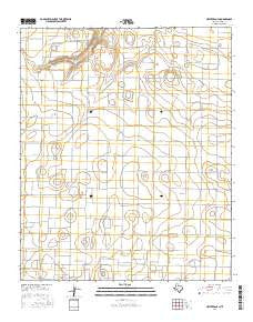 Hester Ranch Texas Current topographic map, 1:24000 scale, 7.5 X 7.5 Minute, Year 2016