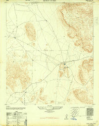 Heuco Tanks Texas Historical topographic map, 1:24000 scale, 7.5 X 7.5 Minute, Year 1948