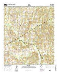Hicks Texas Current topographic map, 1:24000 scale, 7.5 X 7.5 Minute, Year 2016