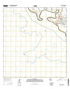 Hidalgo Texas Current topographic map, 1:24000 scale, 7.5 X 7.5 Minute, Year 2016