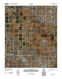 Higginbotham Texas Historical topographic map, 1:24000 scale, 7.5 X 7.5 Minute, Year 2010