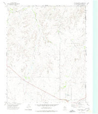 Higgins North Texas Historical topographic map, 1:24000 scale, 7.5 X 7.5 Minute, Year 1972