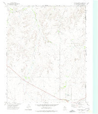 Higgins North Texas Historical topographic map, 1:24000 scale, 7.5 X 7.5 Minute, Year 1972