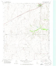 Higgins South Texas Historical topographic map, 1:24000 scale, 7.5 X 7.5 Minute, Year 1972