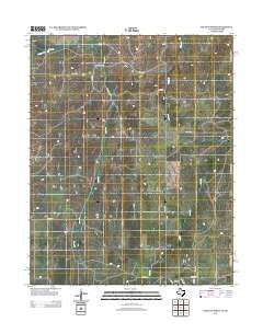 Higgins North Texas Historical topographic map, 1:24000 scale, 7.5 X 7.5 Minute, Year 2012